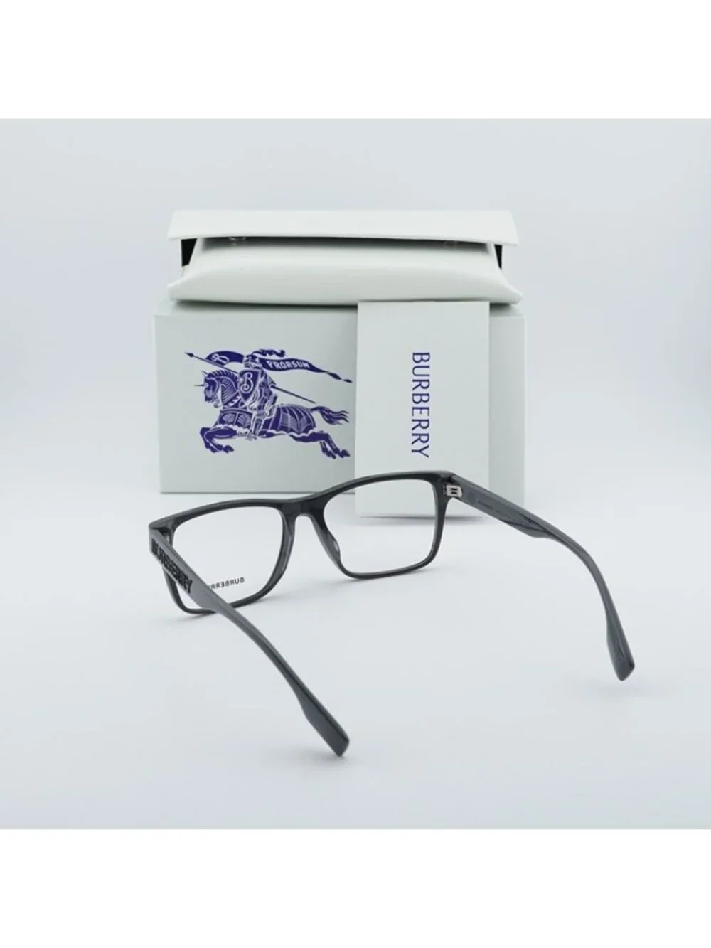 Burberry BE2393D 4185 Men Eyeglasses Grey 55mm Rectangle Frame - Picture 4 of 10